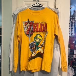 Zelda Yellow L/S Shirt RARE